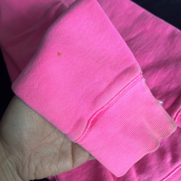 Long Neon pink TNA hoodie - Picture 7 of 7